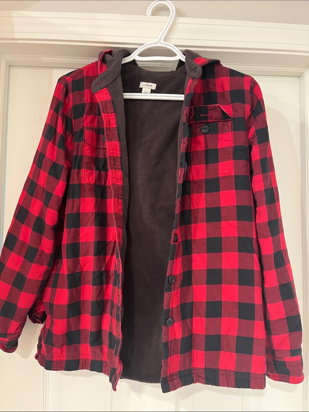 L.L. Bean Brown Sherpa Fleece Jacket